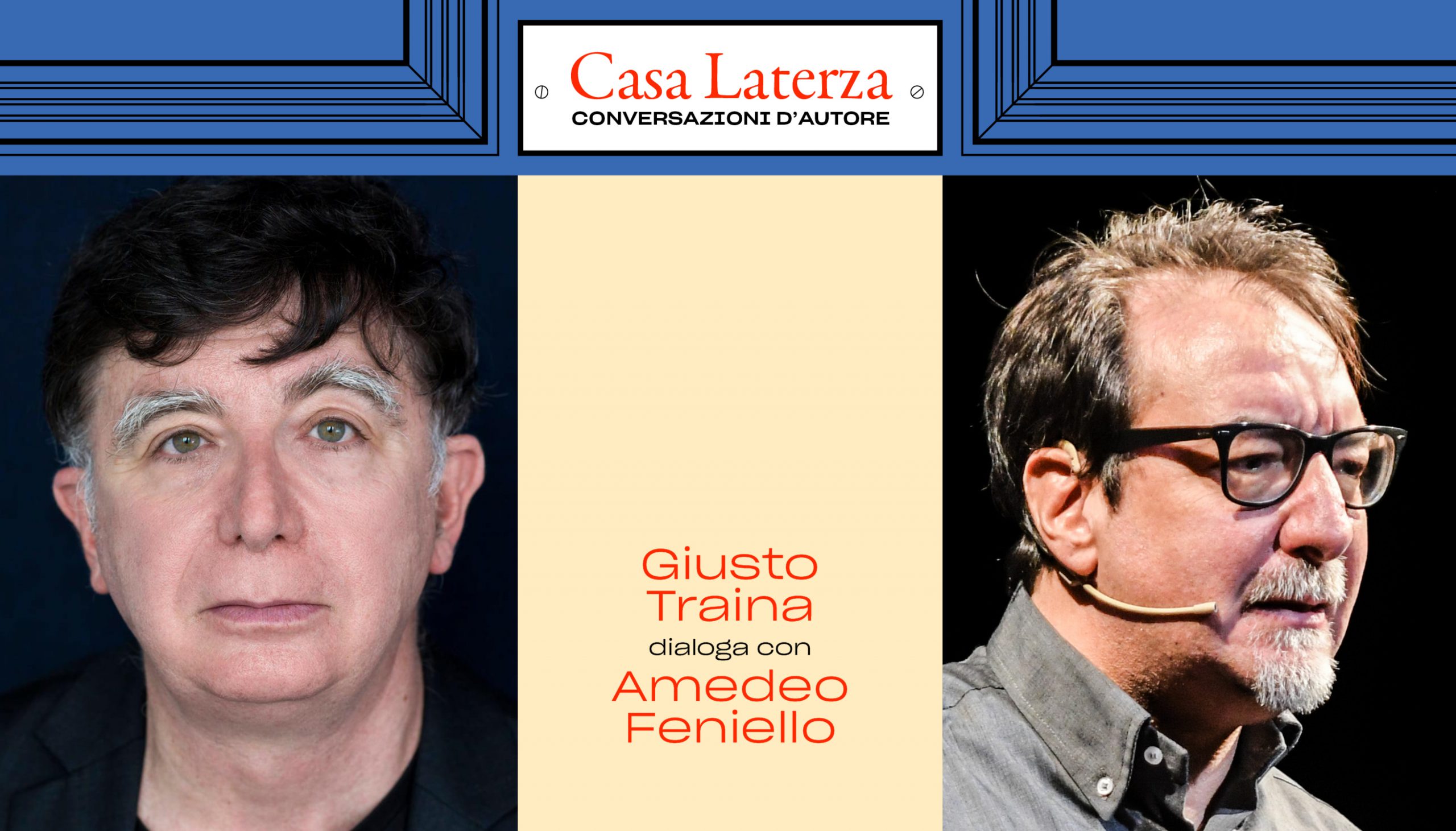 #CasaLaterza: Giusto Traina in dialogo con Amedeo Feniello