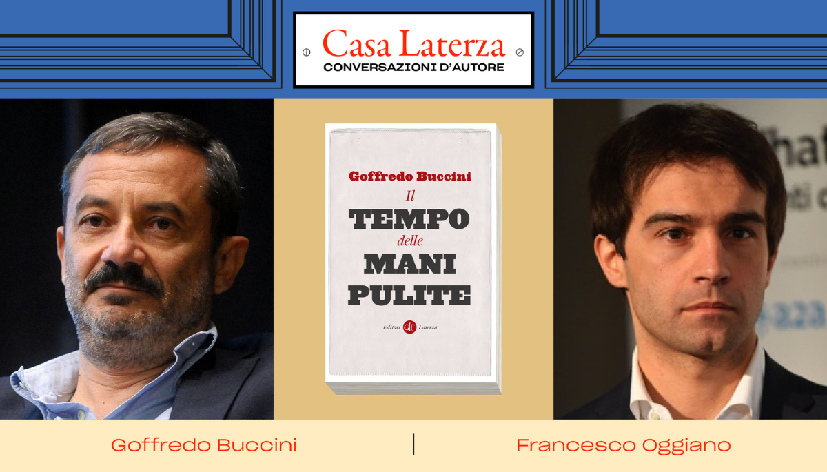 #CasaLaterza: Goffredo Buccini in dialogo con Francesco Oggiano