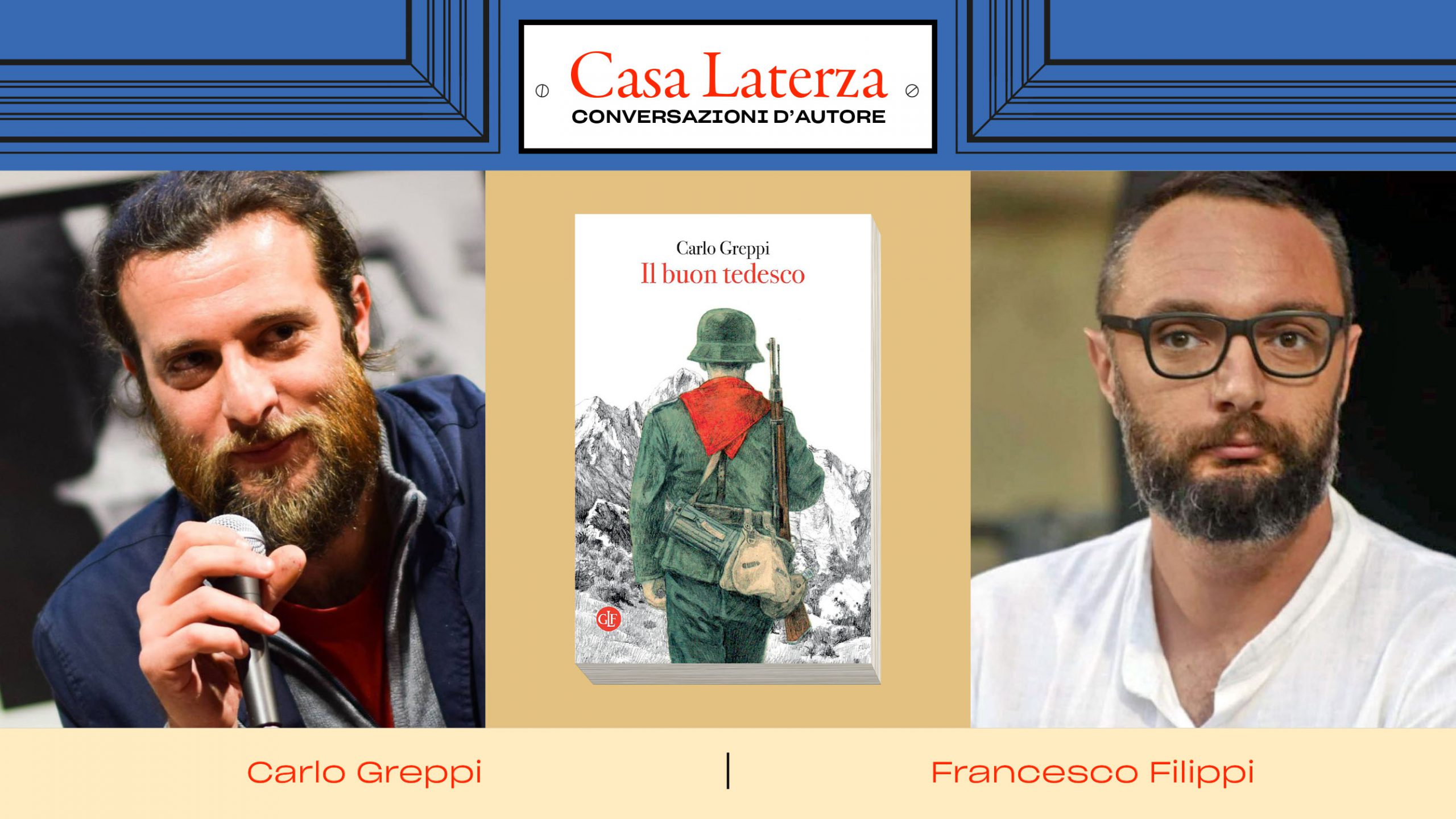 #CasaLaterza: Carlo Greppi dialoga con Francesco Filippi