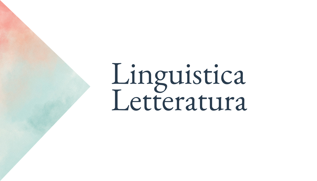 [Novità] Linguistica – Letteratura